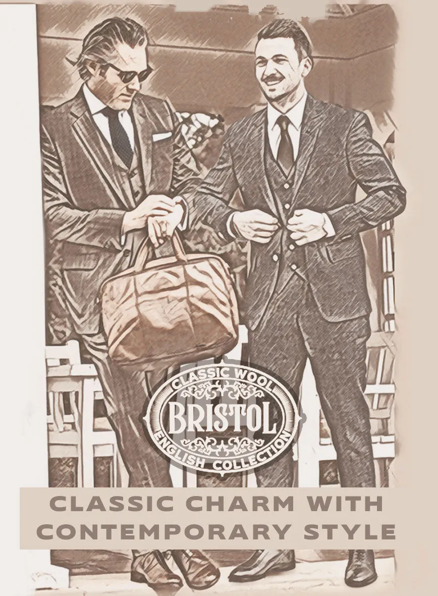 Bristol Blue Birdseye Suit