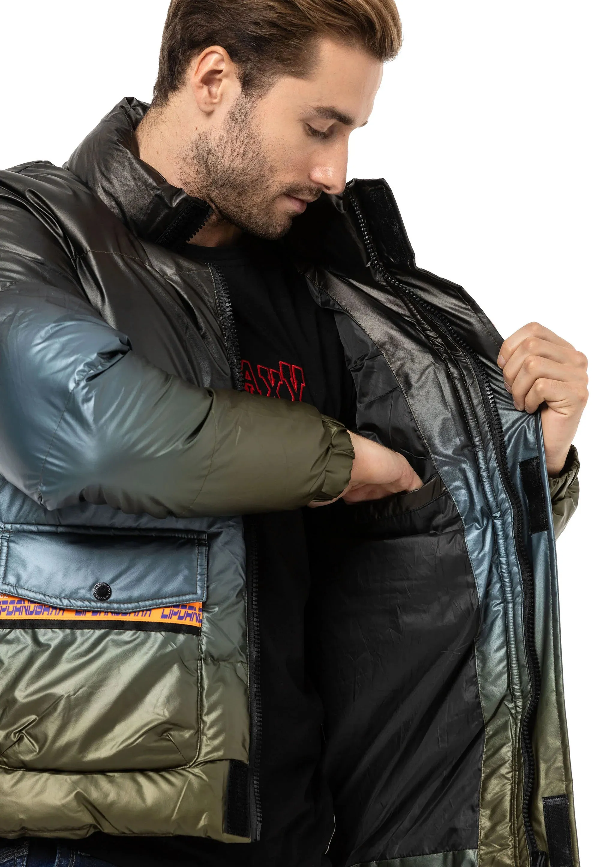 Cipo &amp; Baxx LIONEL men's bomber jacket CM221