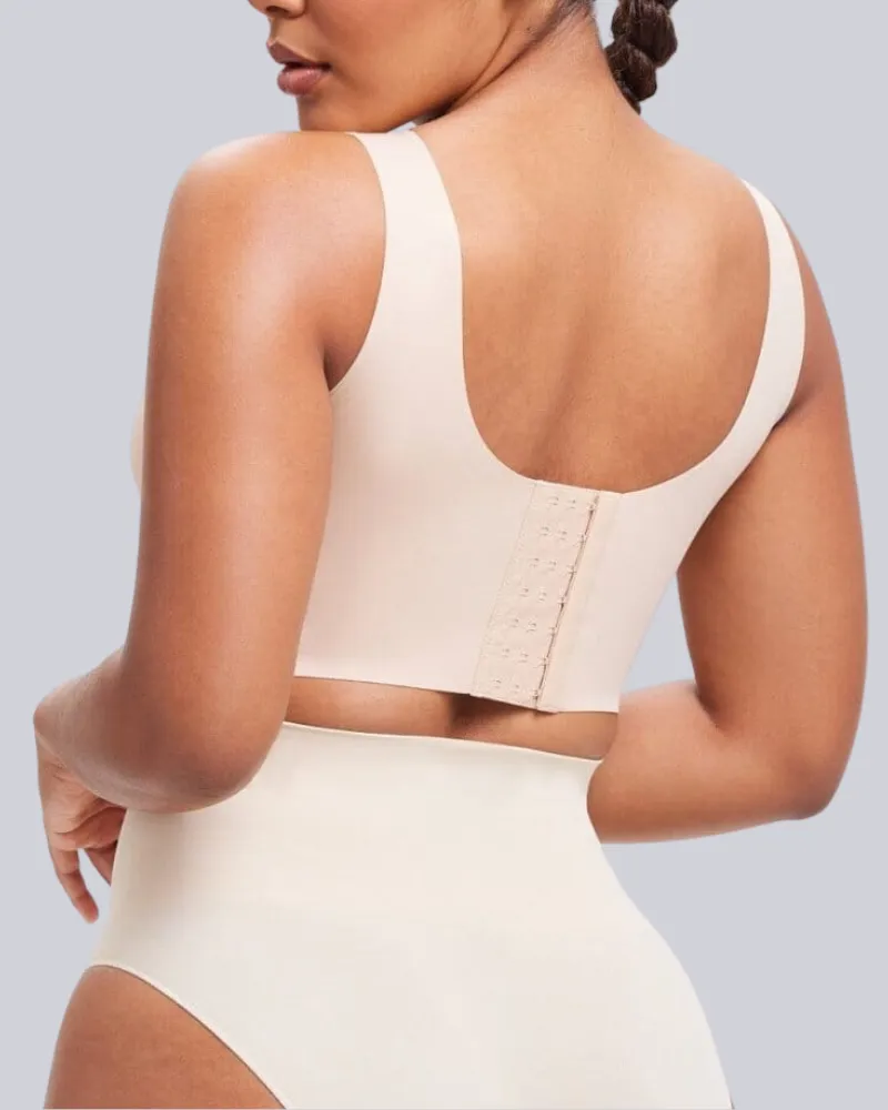 Floralshe®Wireless Back Smoothing V-Neck Tank Bra