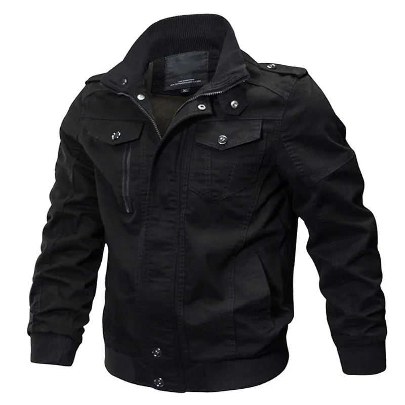 Military Jacket Men Winter Cotton Jacket Coat Army Men's Pilot Jacket