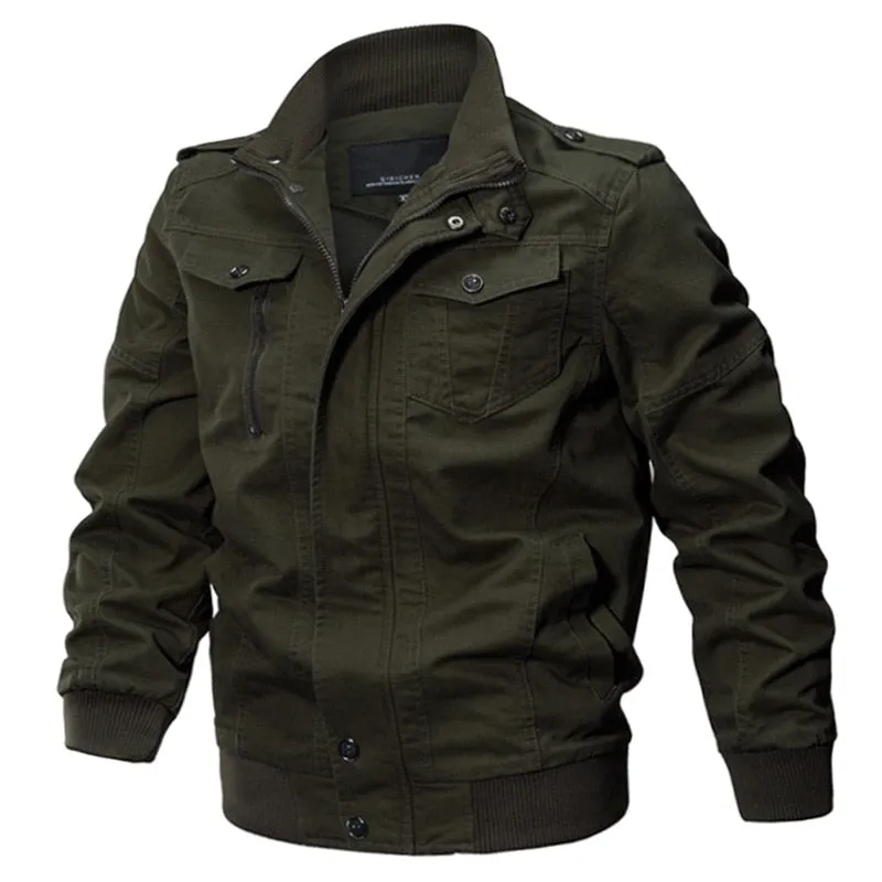 Military Jacket Men Winter Cotton Jacket Coat Army Men's Pilot Jacket