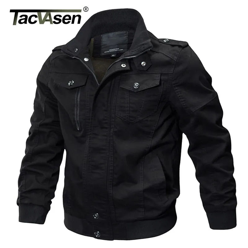Military Jacket Men Winter Cotton Jacket Coat Army Men's Pilot Jacket