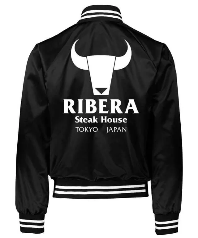Tokyo Japan Ribera Steakhouse Wrestling Jacket Mens Bomber Varsity Fashion