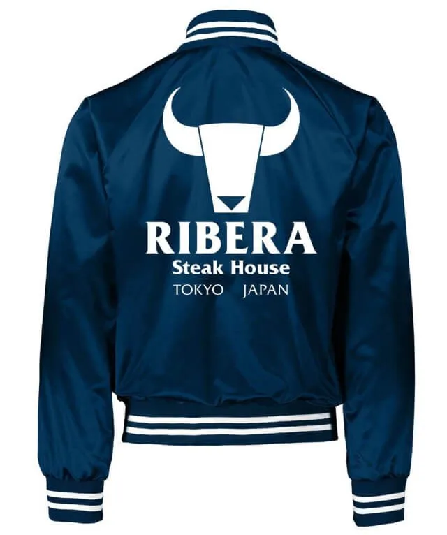 Tokyo Japan Ribera Steakhouse Wrestling Jacket Mens Bomber Varsity Fashion