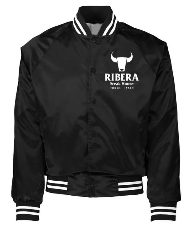 Tokyo Japan Ribera Steakhouse Wrestling Jacket Mens Bomber Varsity Fashion