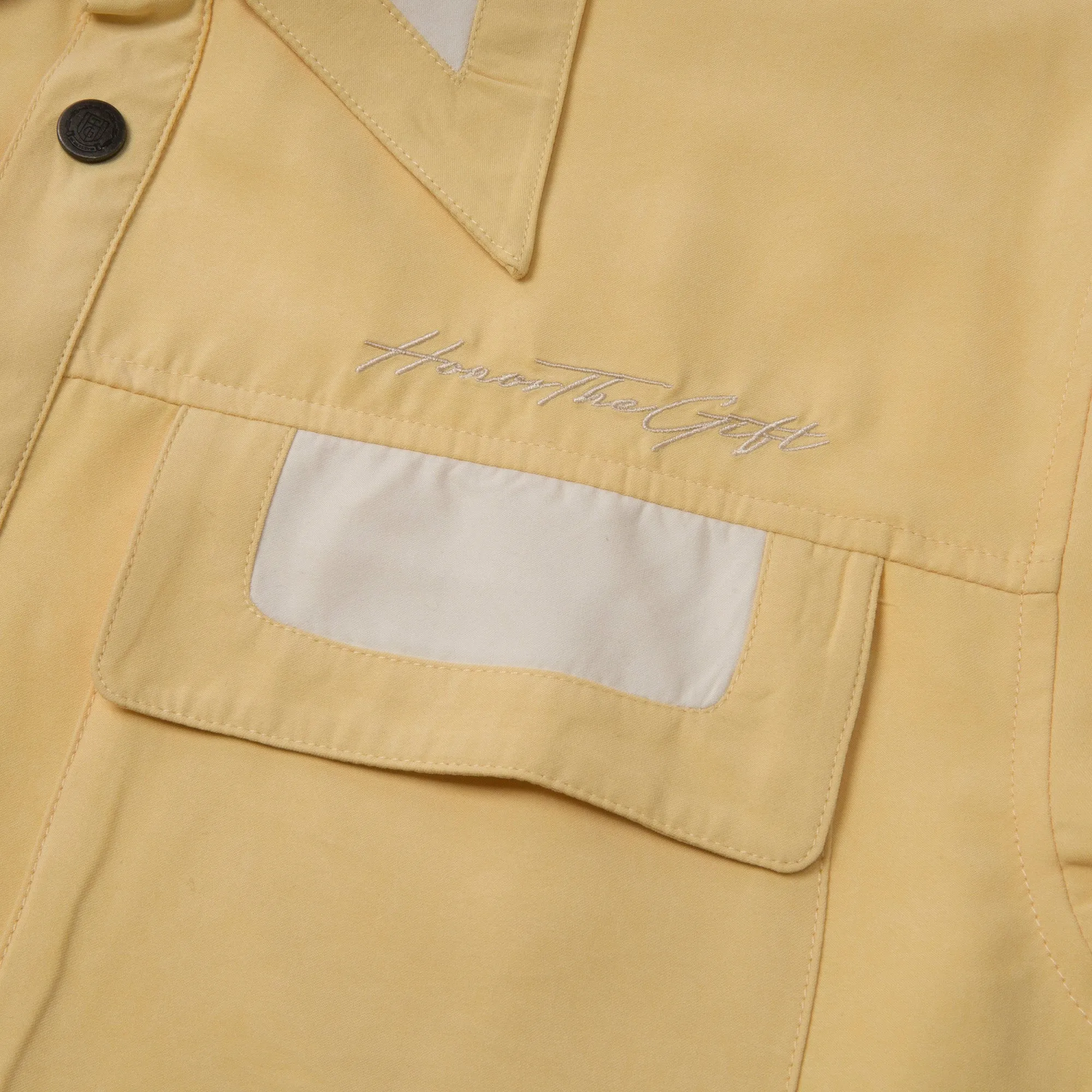 Womens Retro Jacket - Yellow
